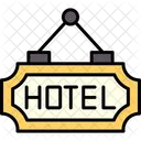 Hotel Travel Sign Icon