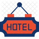 Hotel Travel Sign Icon