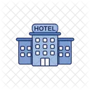 Hotels Tourist Booking Icon