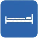 Hotel Hostel Bed Icon