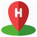 Hotel Location Pin Map Icon