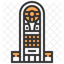 Hotel Building Monuments Icon
