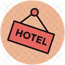 Hotel Signboard Information Icon