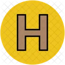 Hotel Letter H Icon