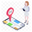 Hotel Address  Icon