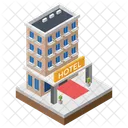 Hotel Architecture Hotel Hotel Building Icon