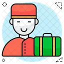 Hotel Attendant Bellboy Doorman Icon