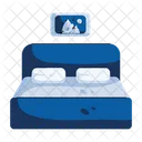 Hotel Bed 아이콘