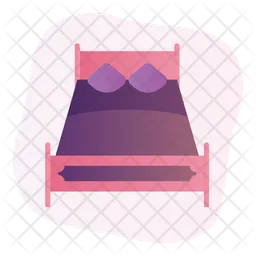 Hotel bed  Icon