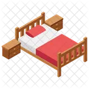 Hotel Bed Accomodation Hotel Reservation Icon