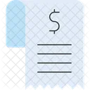 Bill Invoice Payment Slip Icon