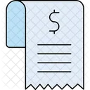 Bill Invoice Payment Slip Icon