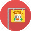 Hotel Board Hotel Location Hotel Sign Icon