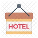 Hotel Board Hotel Tag Icon