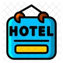 Hotel Board Hotel Sign Icon