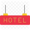 Hotel Board Signage Reception Board Icon