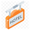 Hotel Board Info Board Hotel Sign Icon