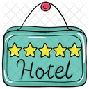 Hotel Board Signboard Roadboard Icon