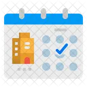 Hotel Booking Date  Icon