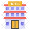 Hotel Building Motel Inn Icon