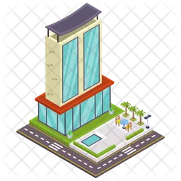 Hotel Building  Icon