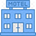 Hotel Building Hotel Building Inn Real Estate Public House Lodge Tavern Motel Apartment Rent Icon