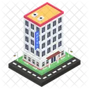 Hotel Building Motel Inn Icon