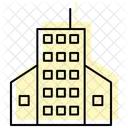 Hotel Business Center Color Shadow Thinline Icon Icon