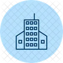 Hotel Building Travel Icon