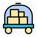 Hotel Cart Trolley Room Service Icon