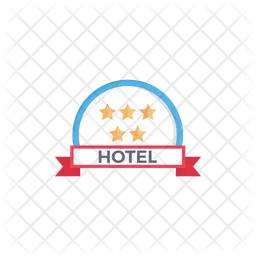 Hotel de cinco estrellas  Icono