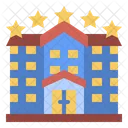 Hotel de cinco estrellas  Icono