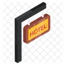 Panneau Dhotel Enseigne Panneau De Signalisation Icon