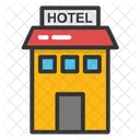 Hotel Edificio Motel Icono