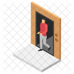 Hotel Exit Icon