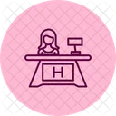 Hotel Front Desk Icon