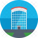 Hotel Building Real Icon