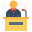 Hotel Restaurant Receiptionist Icon
