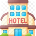 Hotel Building Travel Icon