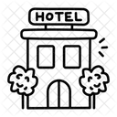 Hotel Motel Building Icon