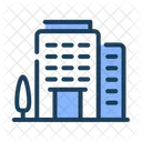 Hotel Building Traveling Icon