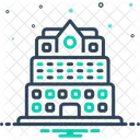 Hotel Lodging Accommodation Icon