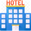 Hotel Building Travel Icon