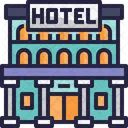 Hotel Five Star Hotel Restaurant Icon