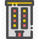 Hotel Room Building Icon
