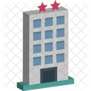 Hotel Building Five Star Hotel Icon