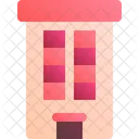 Hotel Room Building Icon