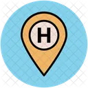Hotel Location Map Icon