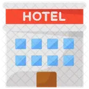 Hotel Building Infrastructure Icon