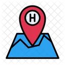 Hotel Location Map Icon